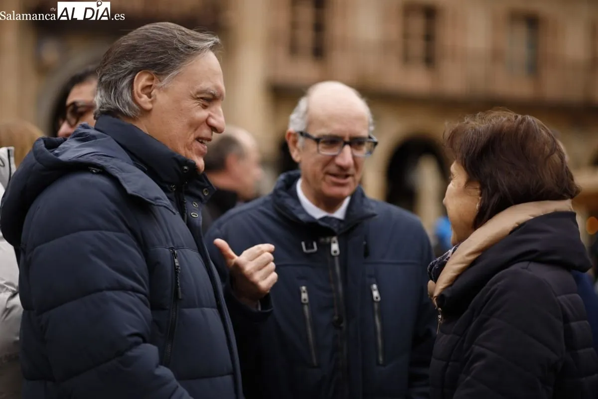 Acto en la Plaza Mayor de Salamanca por el Día Europeo en Memoria de las Víctimas del Terrorismo. Foto de David Dóminguez