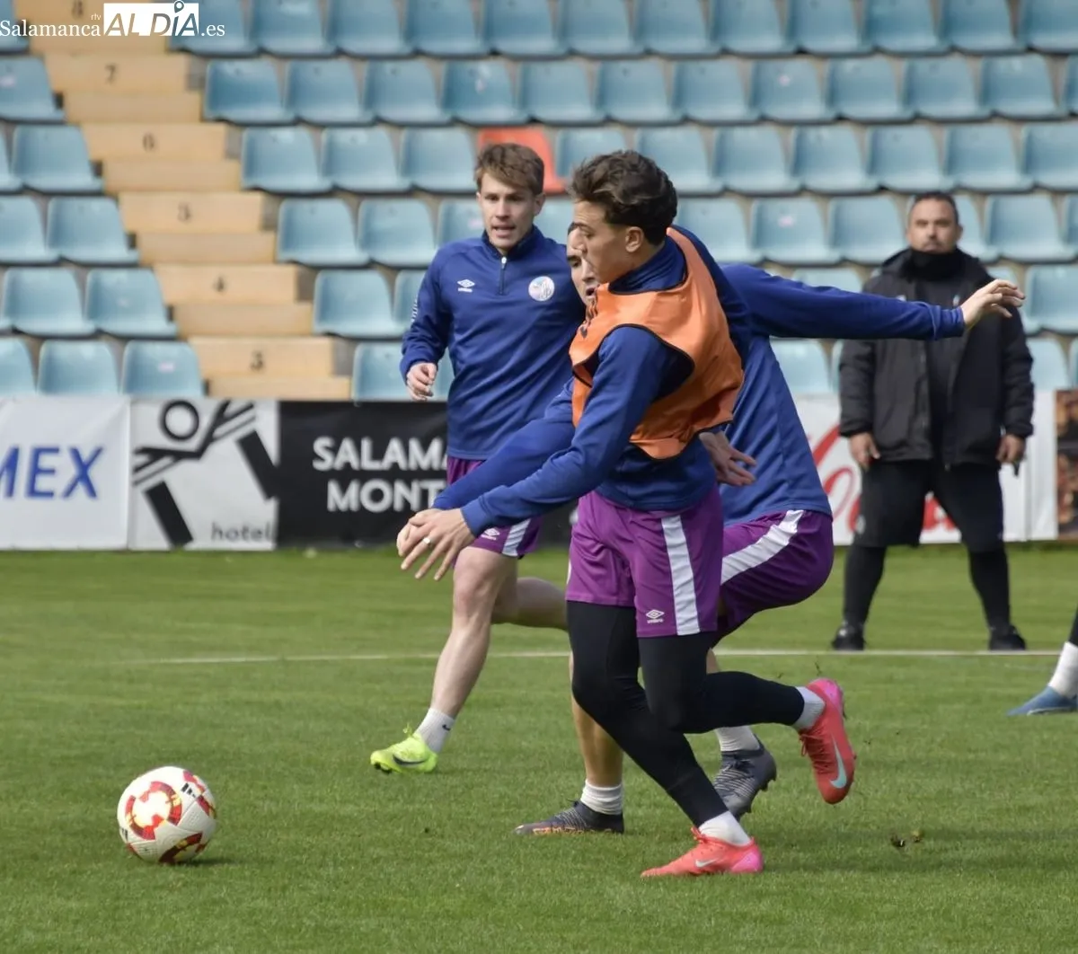 Entrenamiento del Salamanca UDS de este martes