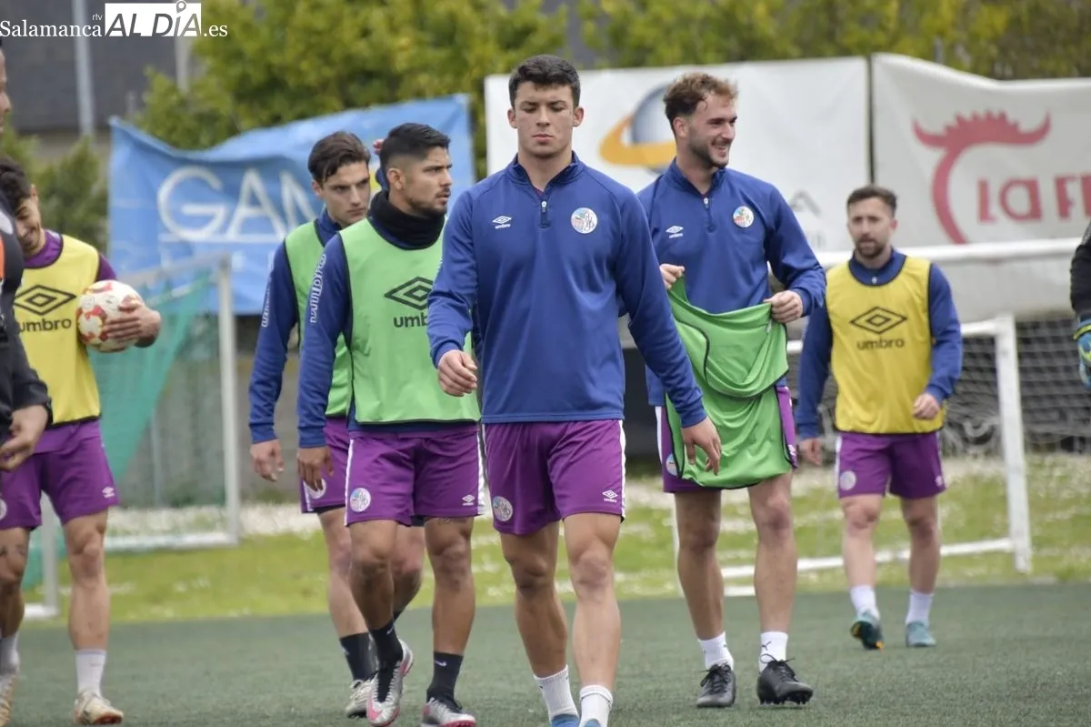 Entrenamiento del Salamanca UDS de este martes en el Tori