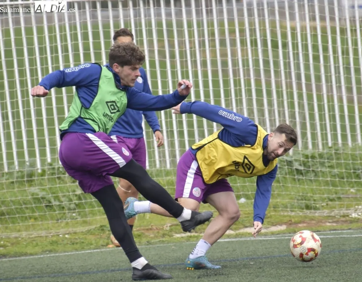 Entrenamiento del Salamanca UDS de este martes en el Tori