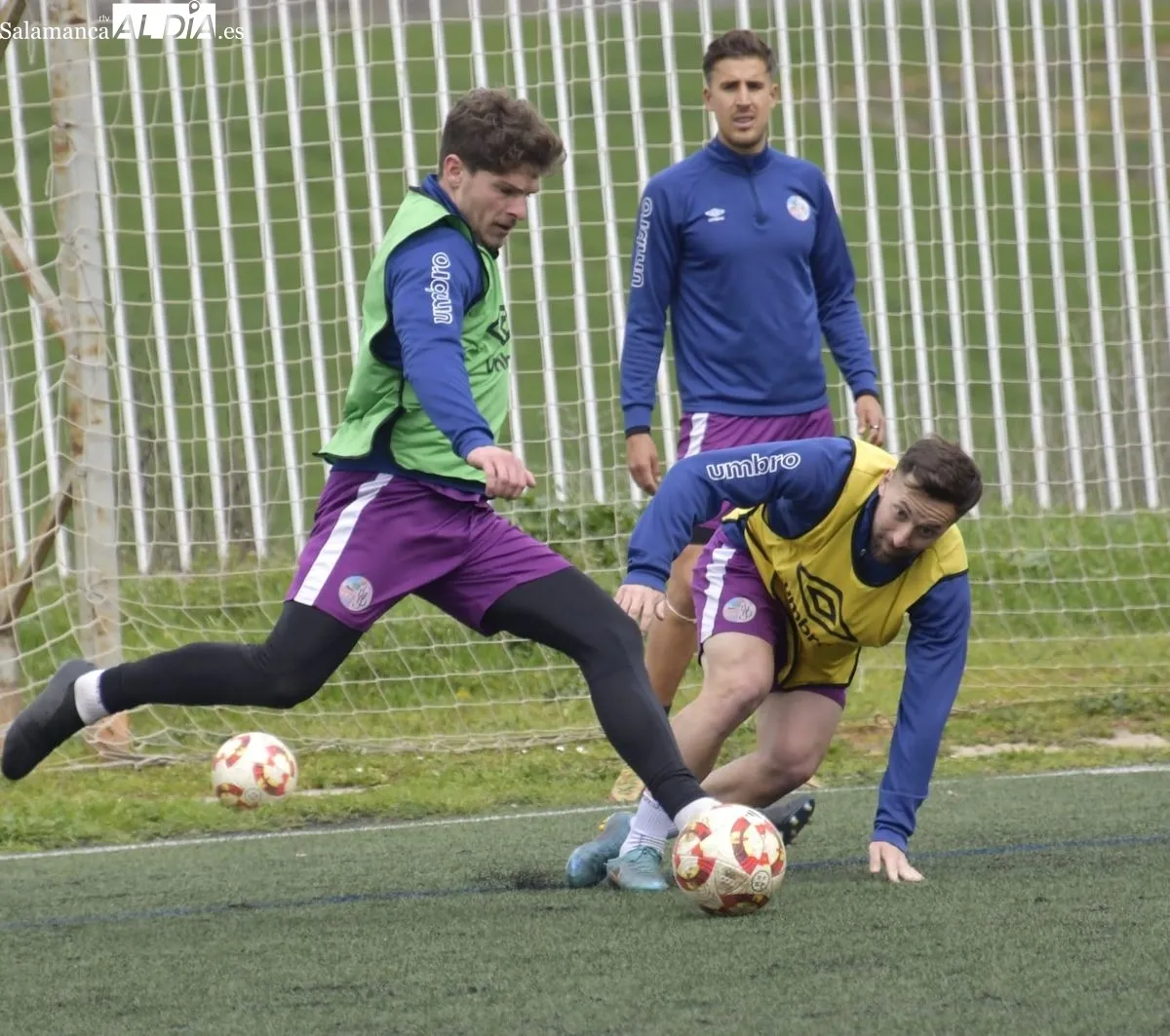 Entrenamiento del Salamanca UDS de este martes en el Tori