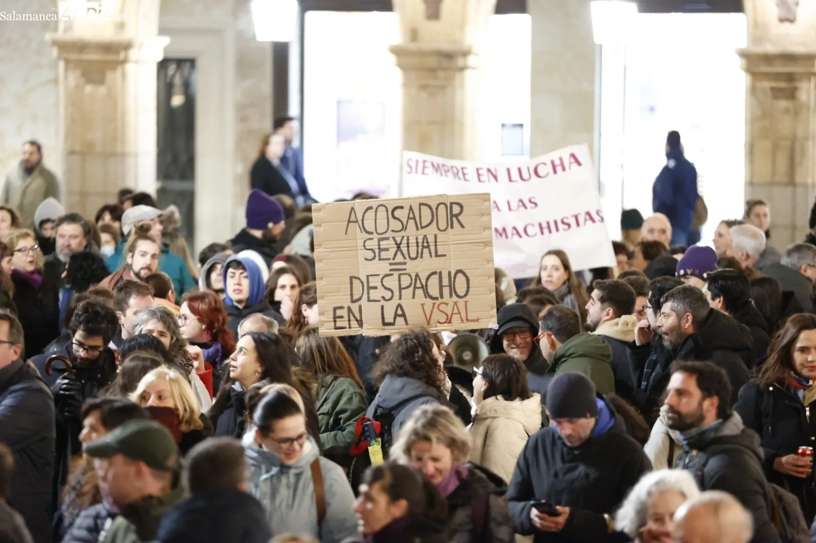 Manifestación 8M en Salamanca | Foto: David Sañudo