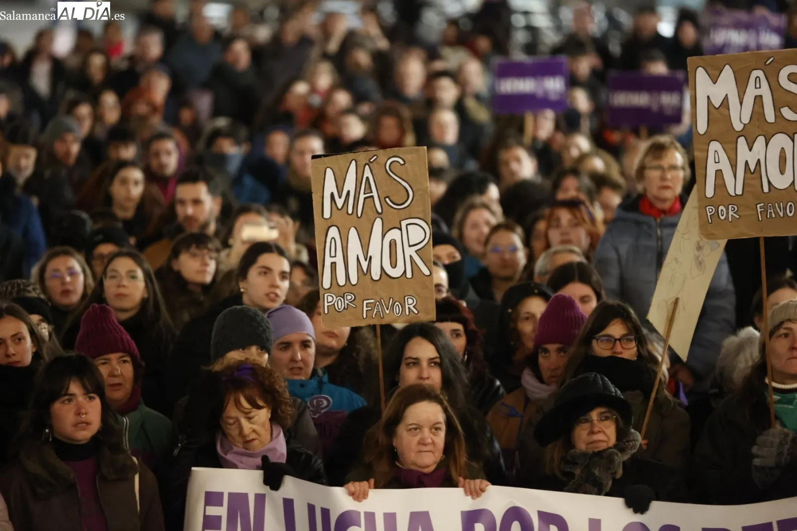 Manifestación 8M en Salamanca | Foto: David Sañudo