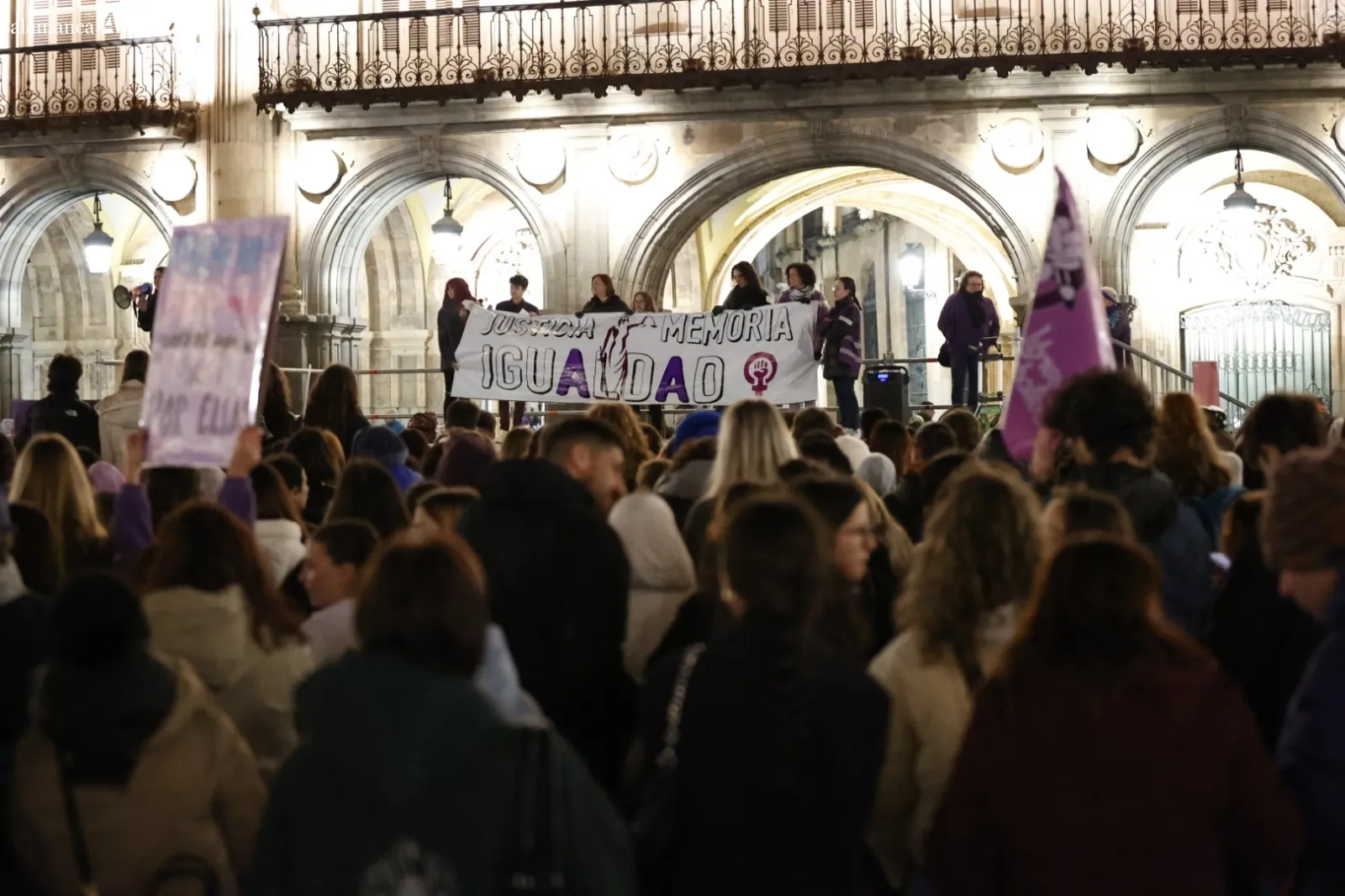 Manifestación 8M en Salamanca | Foto: David Sañudo