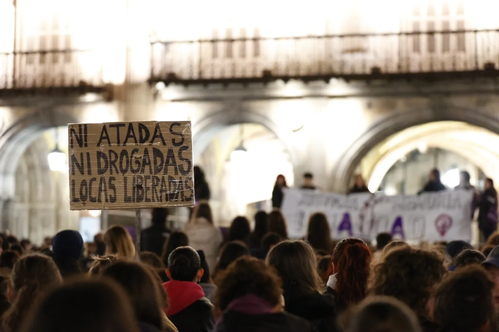 Manifestación 8M en Salamanca | Foto: David Sañudo