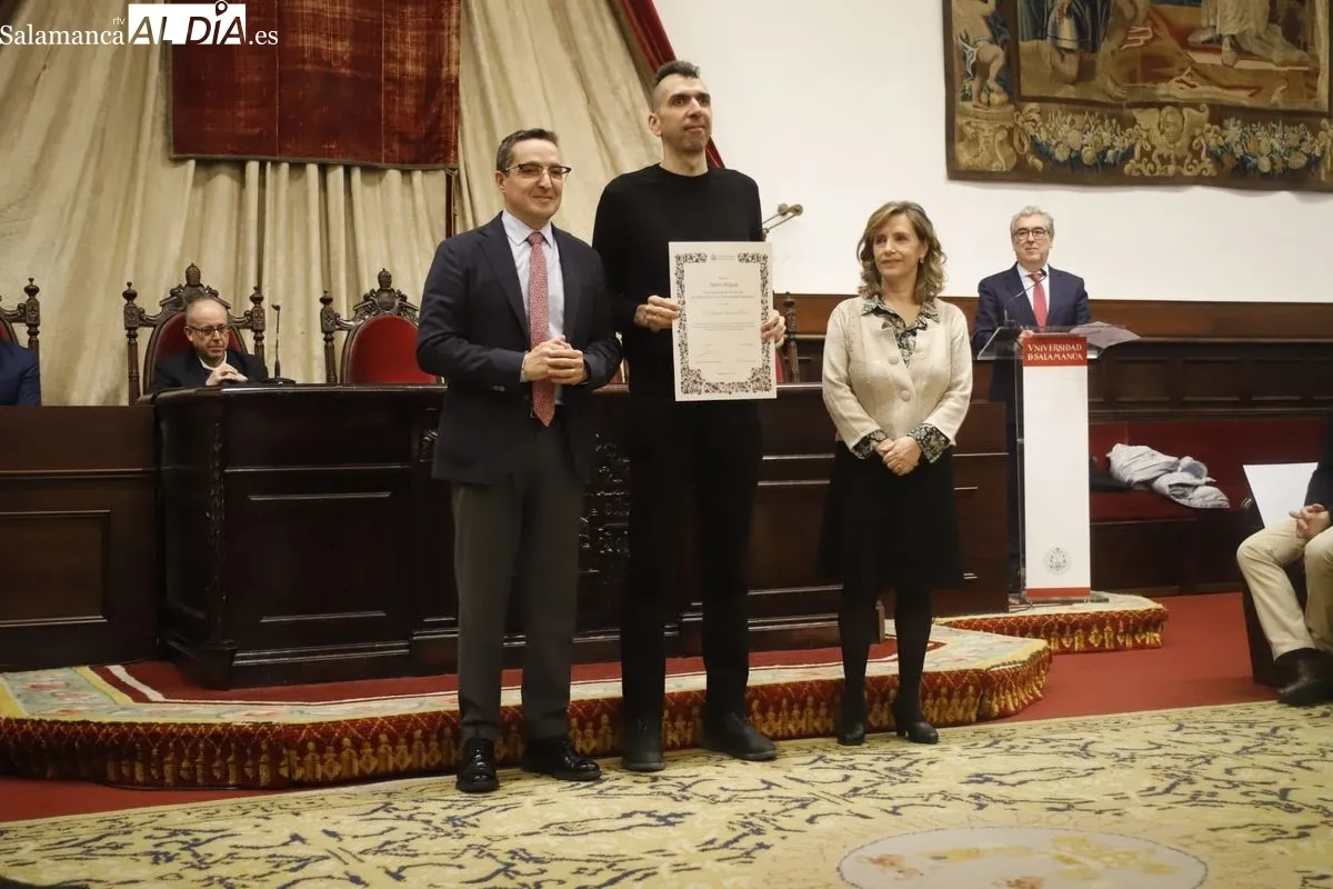 Entrega en el Paraninfo de la USAL de los premios  galardones María de Maeztu y Gloria Begué. Foto de Ángel Puma