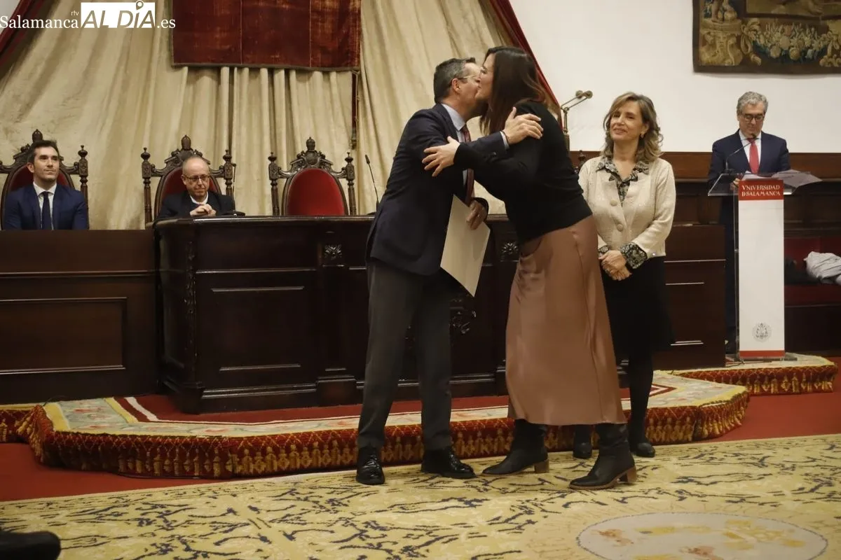Entrega en el Paraninfo de la USAL de los premios  galardones María de Maeztu y Gloria Begué. Foto de Ángel Puma