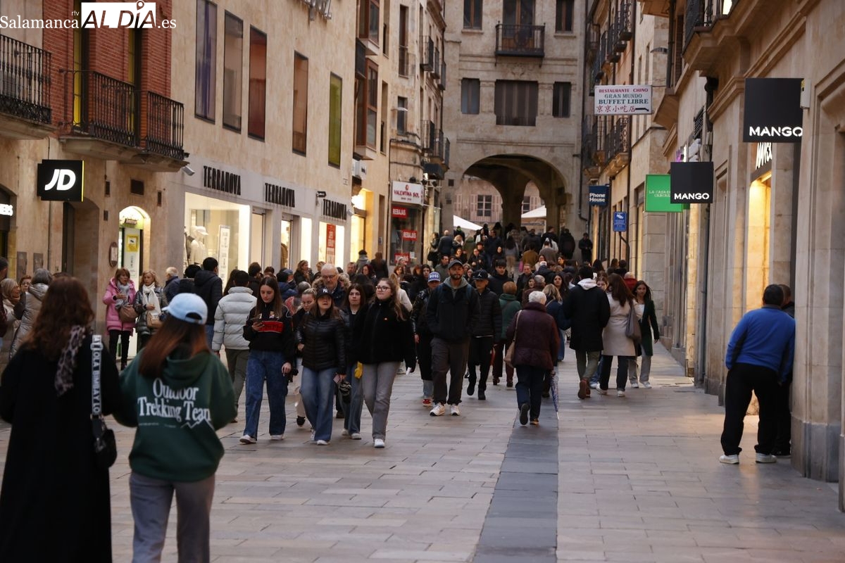 Radiografía de las calles con más peatones de Salamanca 