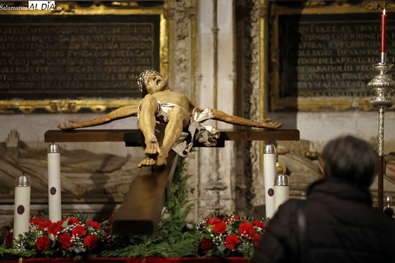 Via Crucis de la Junta de Semana Santa de Salamanca con el Cristo de la Agonía Redentora