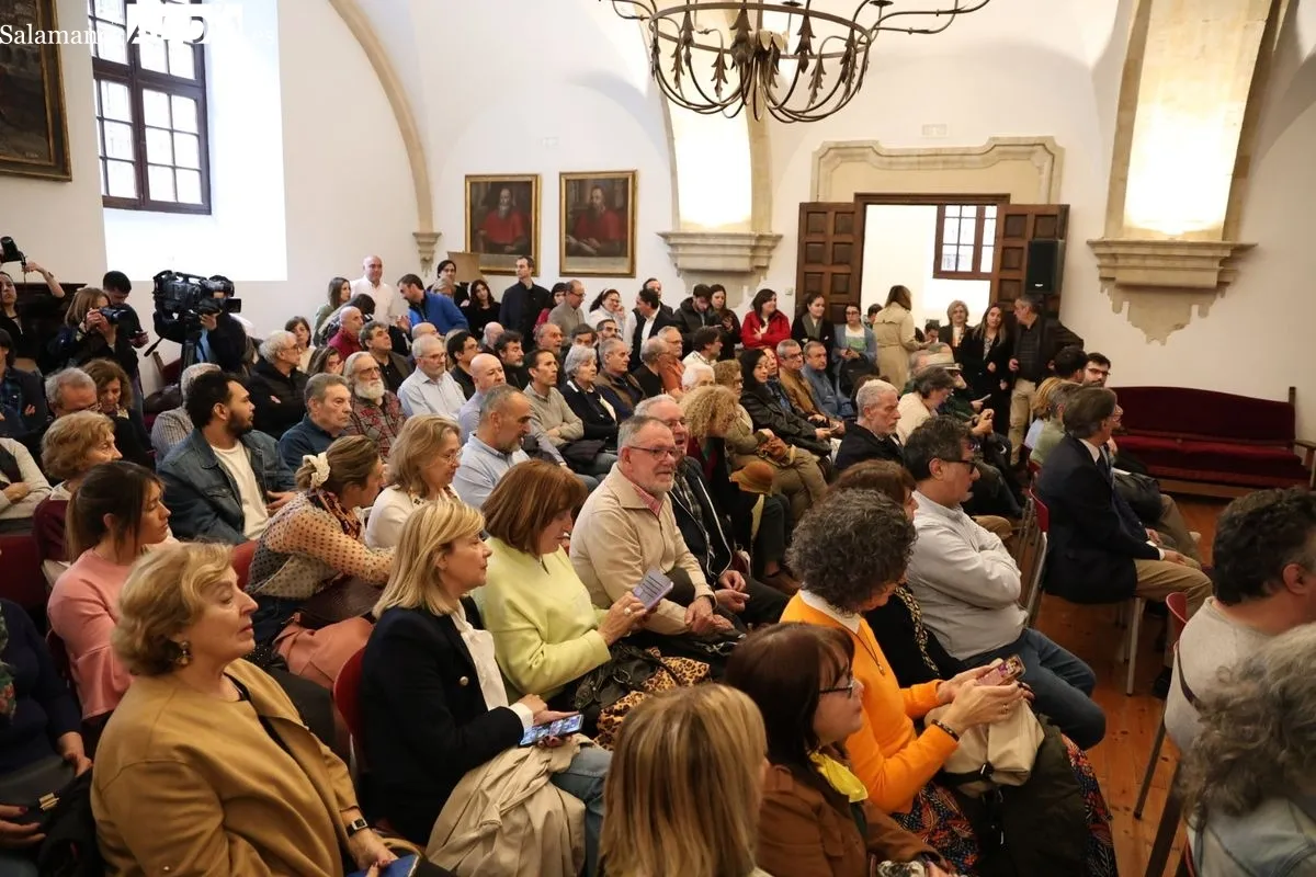 Presentación de Unamuno digital en el Salón rectoral de la Casa-Museo Unamuno. Foto de David Sañudo