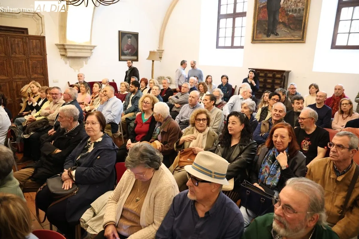 Presentación de Unamuno digital en el Salón rectoral de la Casa-Museo Unamuno. Foto de David Sañudo
