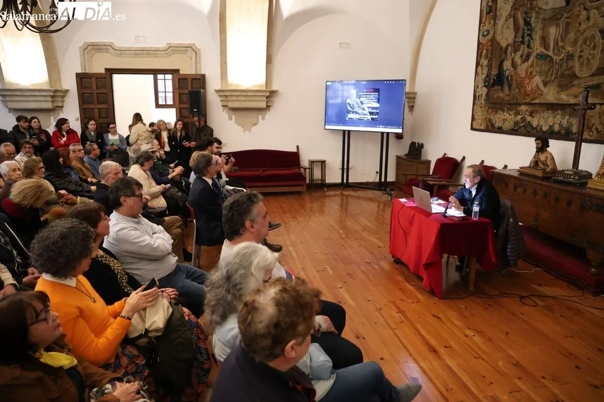 Presentación de Unamuno digital en el Salón rectoral de la Casa-Museo Unamuno. Foto de David Sañudo