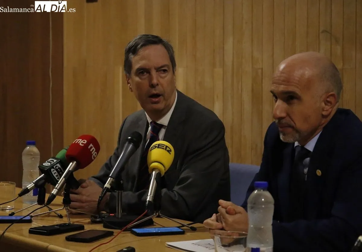Presentación en Salamanca del primer foro del patrocinio deportivo de Castilla y León. Foto de David Domínguez