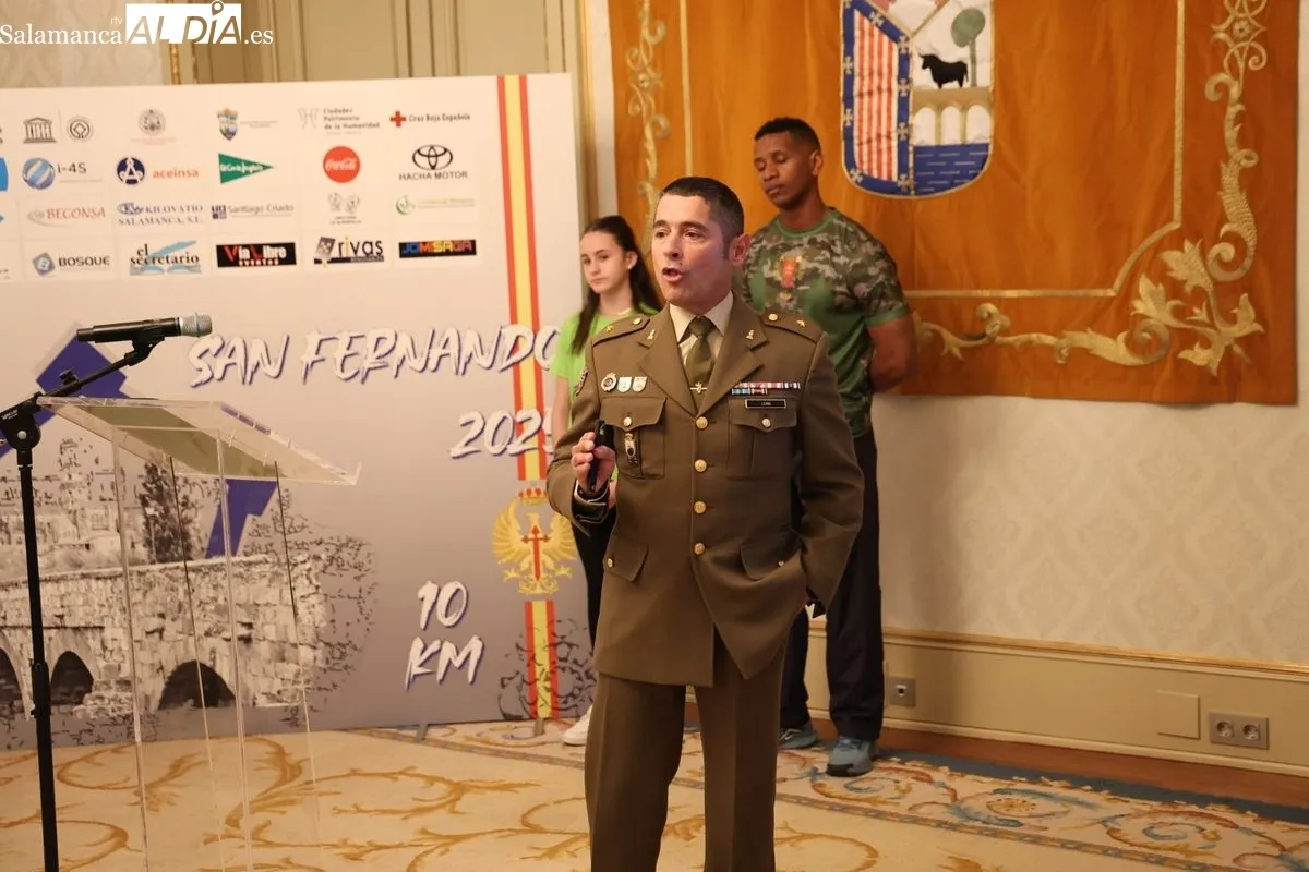 Presentación en el Ayuntamiento de Salamanca de la XIII Carrera Cívico-Militar 'San Fernando'. Foto de David Sañudo