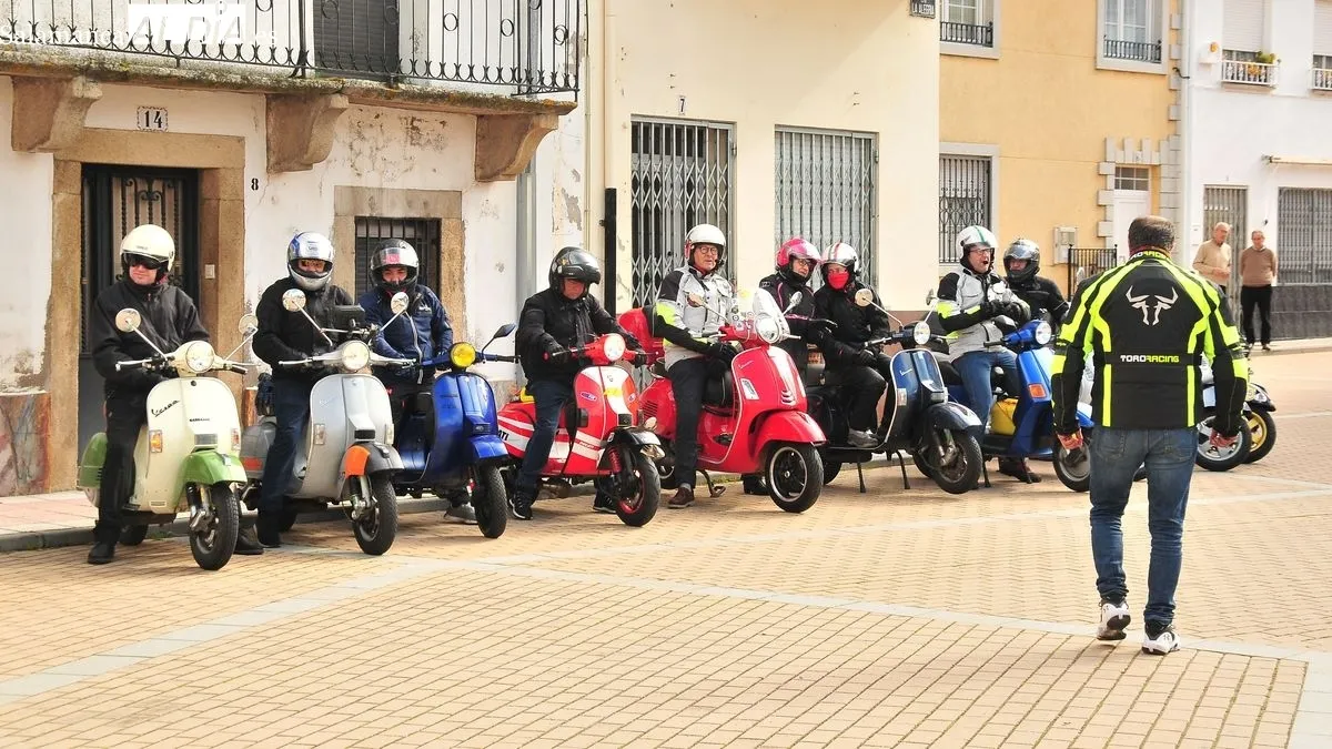 La ruta incluyó paradas en los miradores de la zona