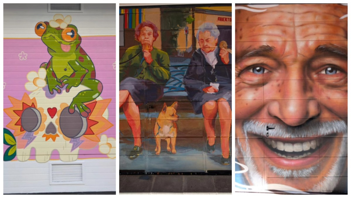 FOTOS de los nuevos murales del Barrio del Oeste y ganadores de la XV Galería Urbana