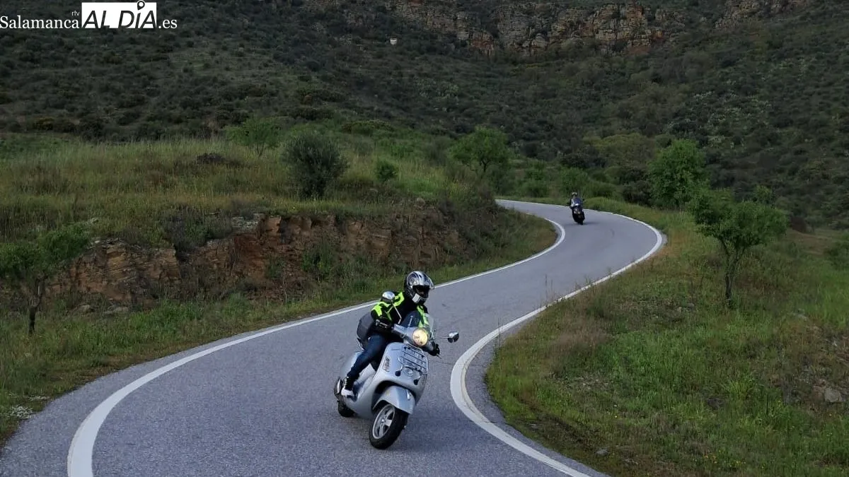La ruta incluyó paradas en los miradores de la zona