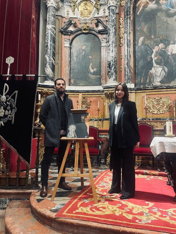 Ya hay cartel anunciador de la procesión del Martes Santo, protagonizada por la Hermandad Universitaria 