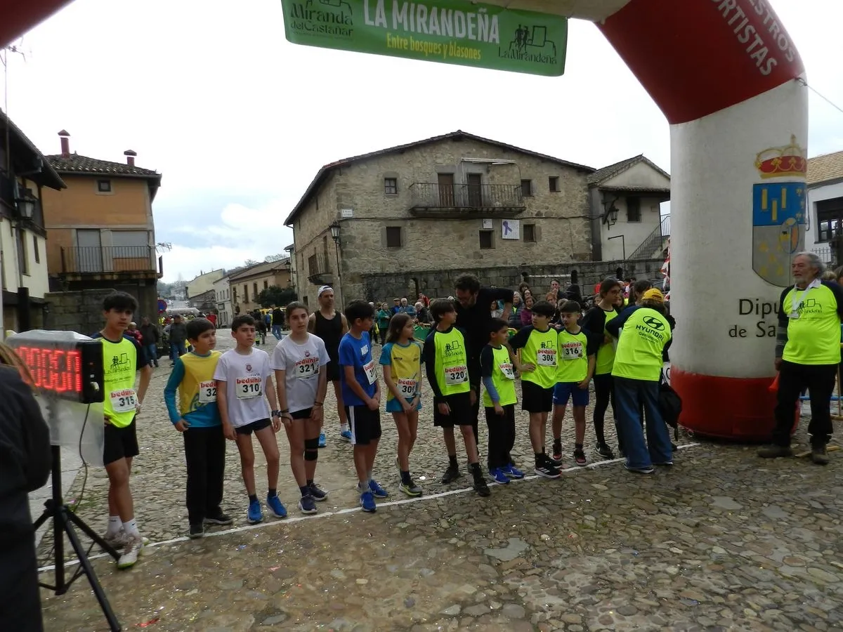 Trail La Mirandeña en Miranda del Castañar. Fotos de la Delegación Salmantina de Atletismo