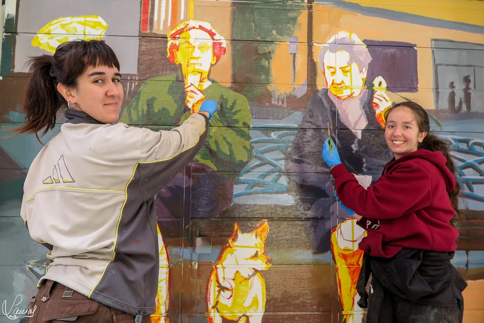 Así lucen las espectaculares obras que tiñen de arte el barrio del oeste | FOTOS:Manuel Lamas