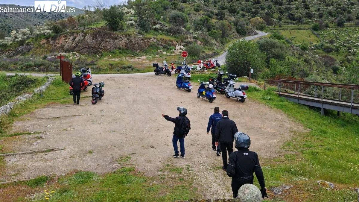 La ruta incluyó paradas en los miradores de la zona
