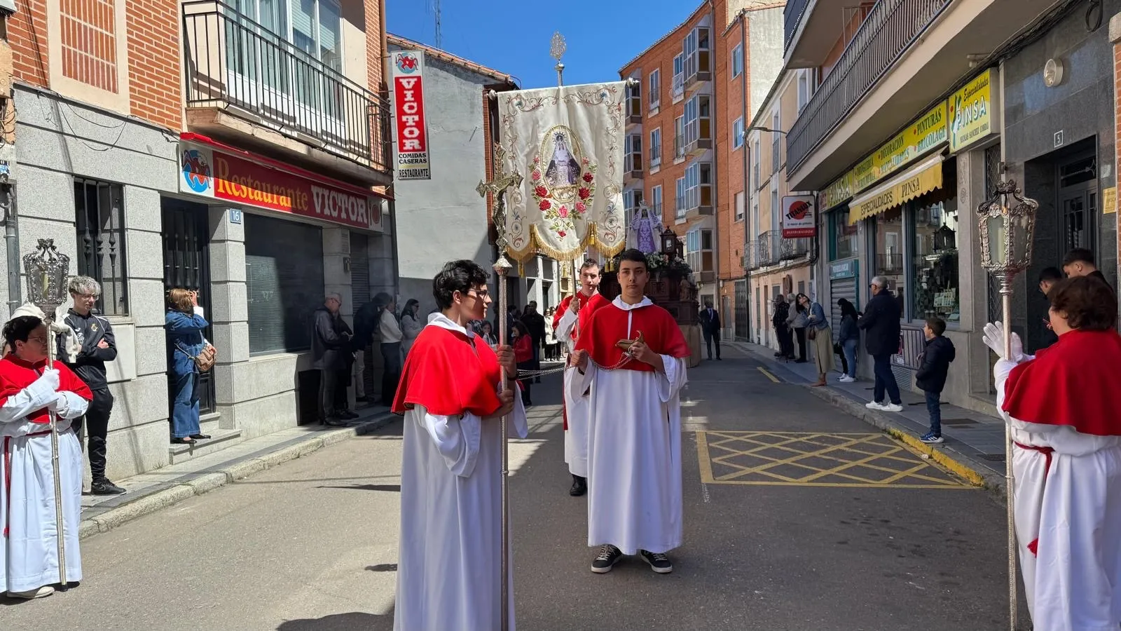 Procesión de la Virgen de la Misericordia en Peñaranda