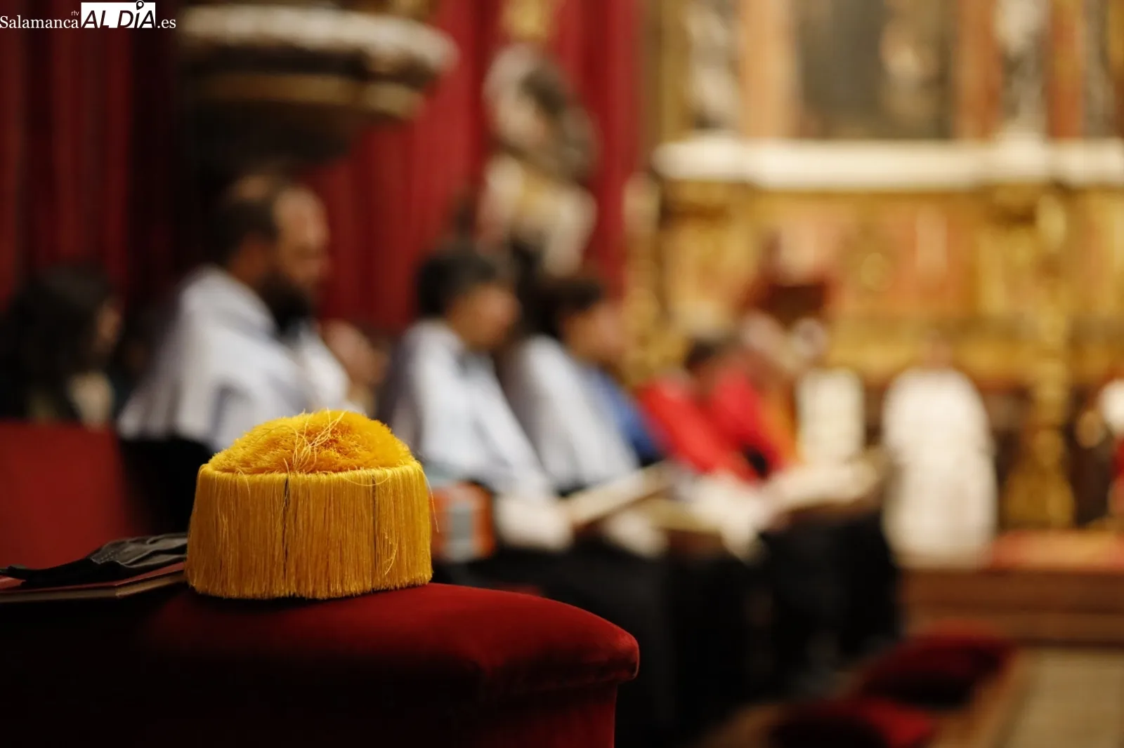 Liturgia de la Muerte del Señor en latín con Canto Gregoriano en la Capilla de la USAL. Fotos: David Sañudo
