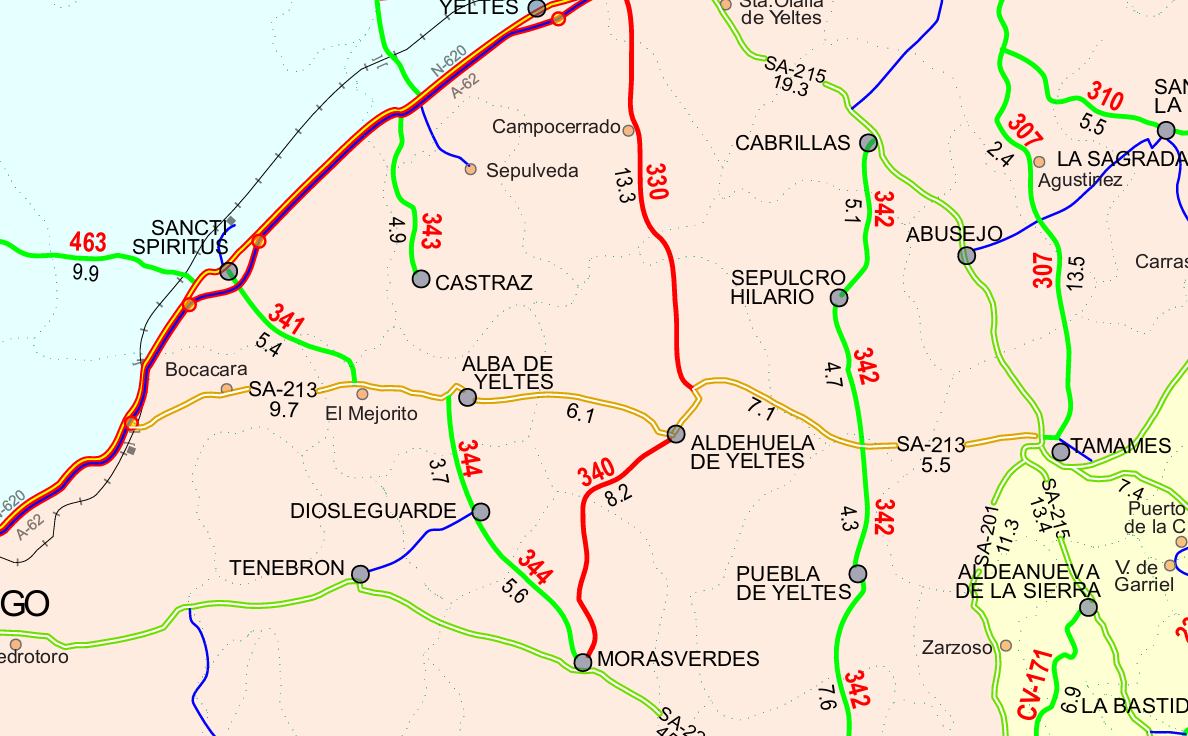163 propiedades de 3 localidades serán objeto de expropiaciones por la reforma de la SA-213