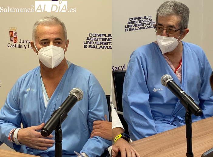VÍDEO | Primitivo y Pepe, los primeros pacientes trasplantados de pulmón en Salamanca: 