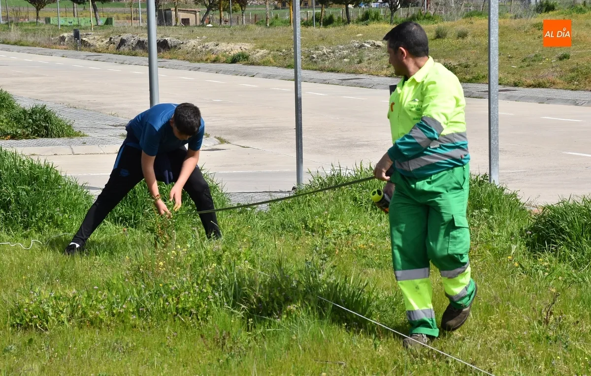 Foto 4 - Alumnos del IES Tierra plantan 90 &aacute;rboles en el marco de un proyecto educativo