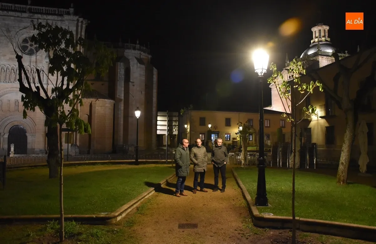 Foto 2 - Puesta de largo de la nueva iluminaci&oacute;n del recinto amurallado de Ciudad Rodrigo