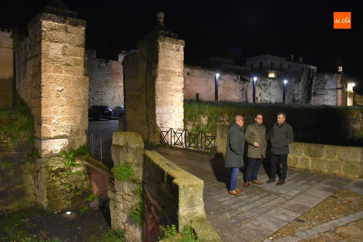 Puesta de largo de la nueva iluminación del recinto amurallado de Ciudad Rodrigo