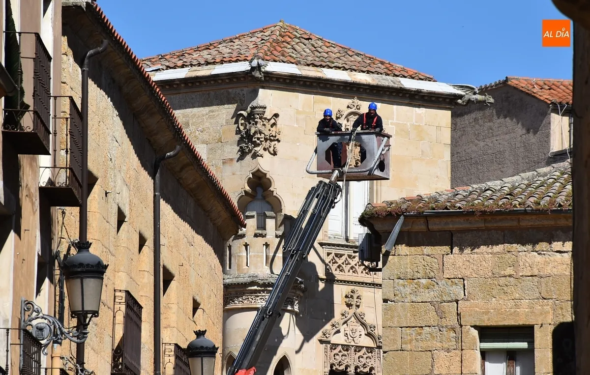 Foto 8 - La cornisa del Palacio de Cartago sufre un desprendimiento