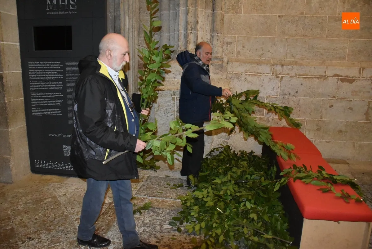 Foto 4 - El P&oacute;rtico del Perd&oacute;n acoge la bendici&oacute;n de los ramos de laurel en la Catedral