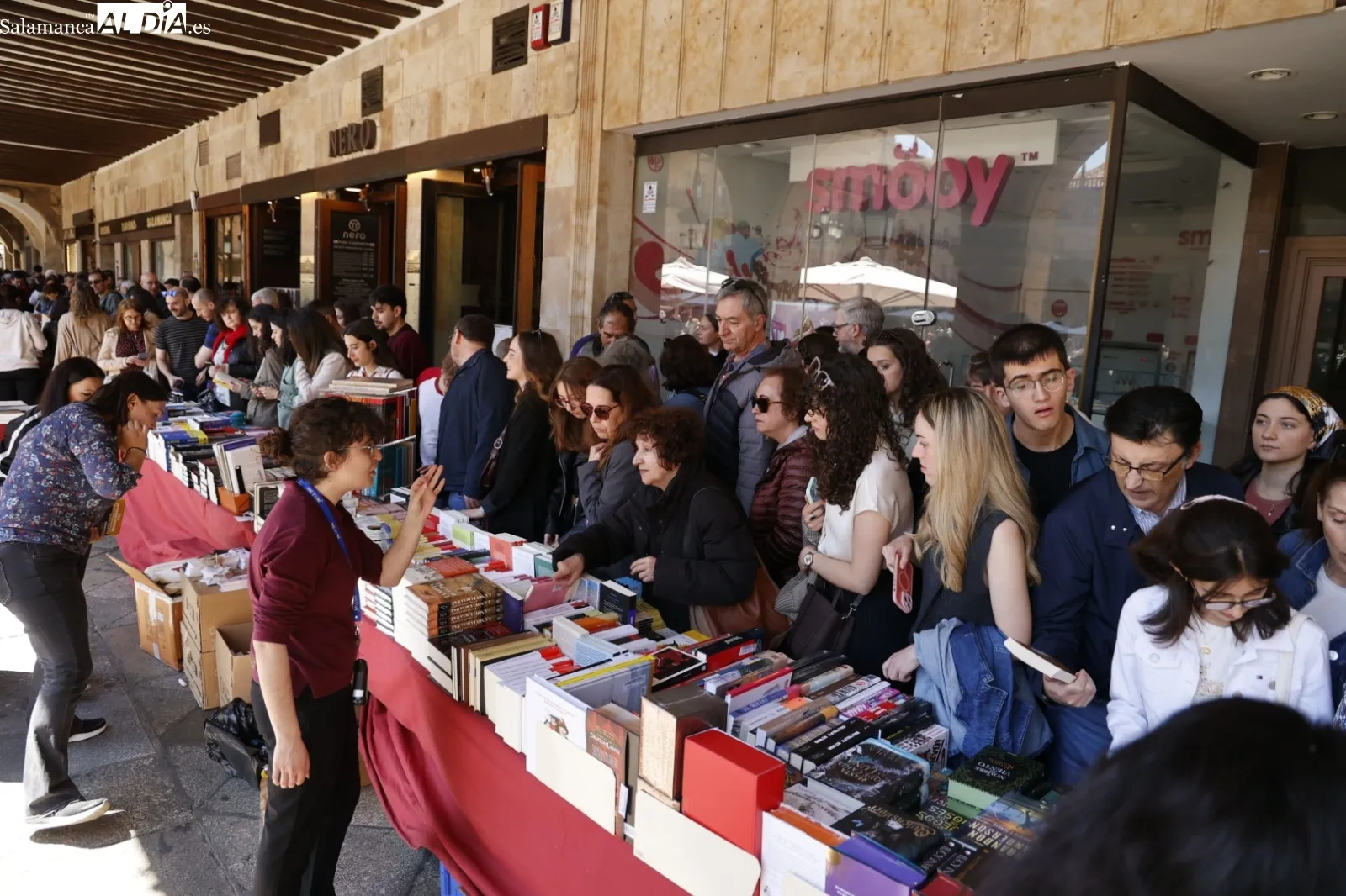 Día del Libro en la Plaza Mayor de Salamanca | Fotos: David Sañudo