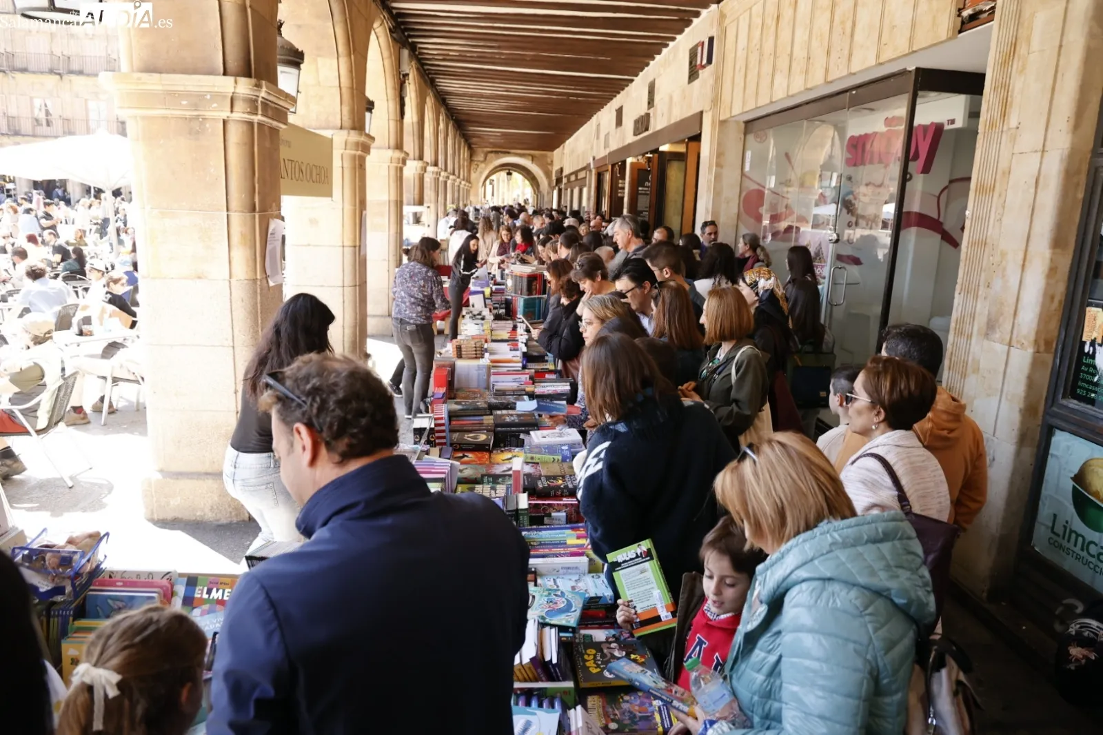 Día del Libro en la Plaza Mayor de Salamanca | Fotos: David Sañudo