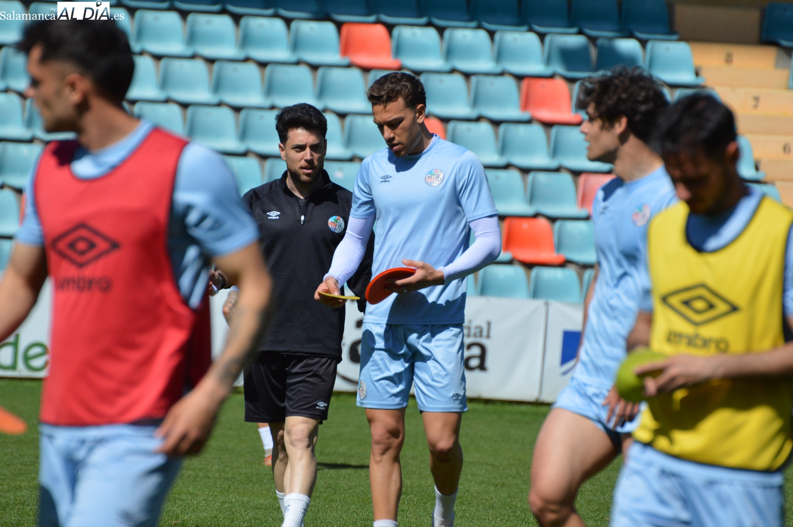 Jorge García asume galones como primer entrenador del Salamanca UDS en su estreno en el Helmántico (FOTOS)