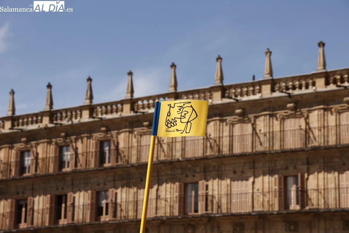 Día de Educación Física en la Calle celebrado en la Plaza Mayor. Foto de David Sañudo