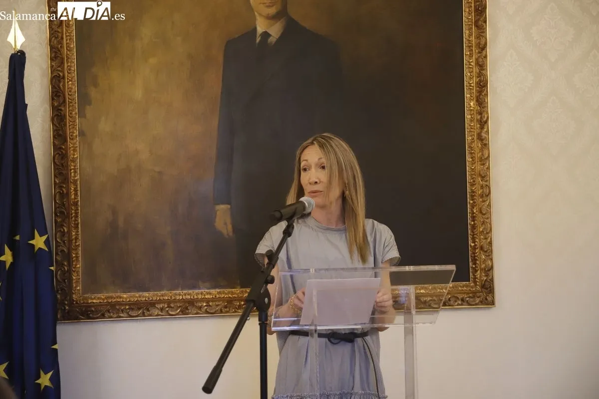 Presentación en el Ayuntamiento de Salamanca de ViroFend Therapeutics, el primer proyecto de la Incubadora de Empresas Biosanitarias (Abioinnova). Foto de Ángel Puma