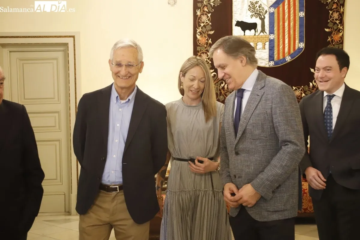 Presentación en el Ayuntamiento de Salamanca de ViroFend Therapeutics, el primer proyecto de la Incubadora de Empresas Biosanitarias (Abioinnova). Foto de Ángel Puma