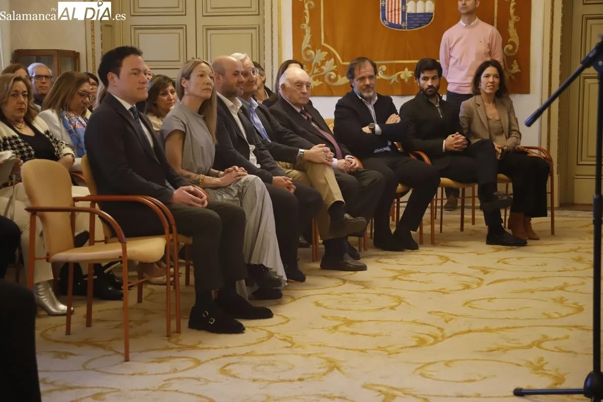 Presentación en el Ayuntamiento de Salamanca de ViroFend Therapeutics, el primer proyecto de la Incubadora de Empresas Biosanitarias (Abioinnova). Foto de Ángel Puma