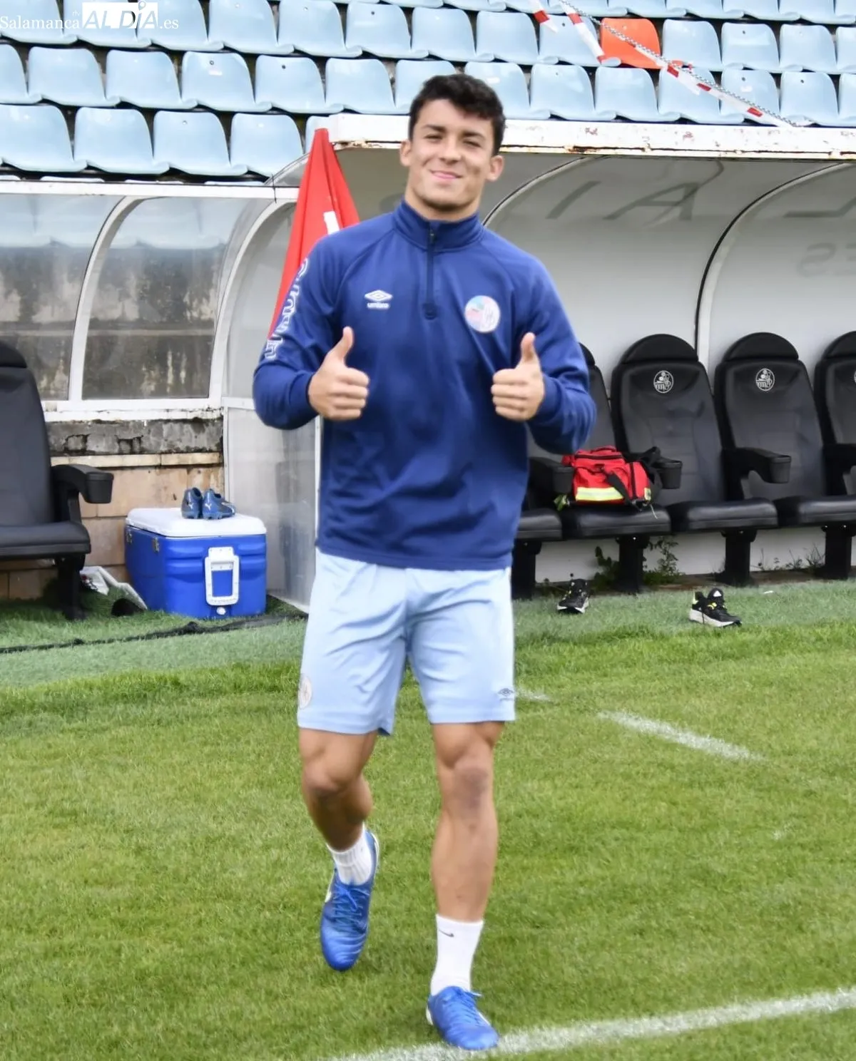 Entrenamiento del Salamanca UDS este martes en el estadio Helmántico