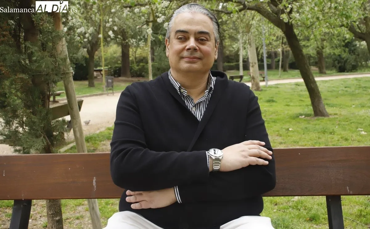  Evelio Teijón, profesor del Área de Ingeniería de la Construcción de la Universidad de Salamanca. Foto de Ángel Puma