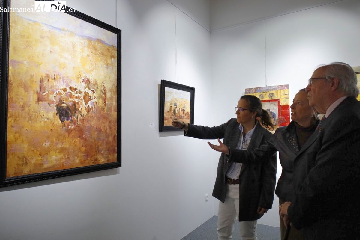 Exposición pictórica de Cristina Clemares Pérez-Tabernero en el Casino de Salamanca 