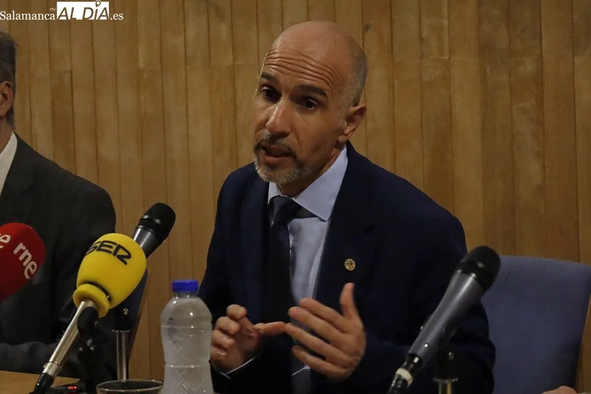 Presentación en Salamanca del primer foro del patrocinio deportivo de Castilla y León. Foto de David Domínguez