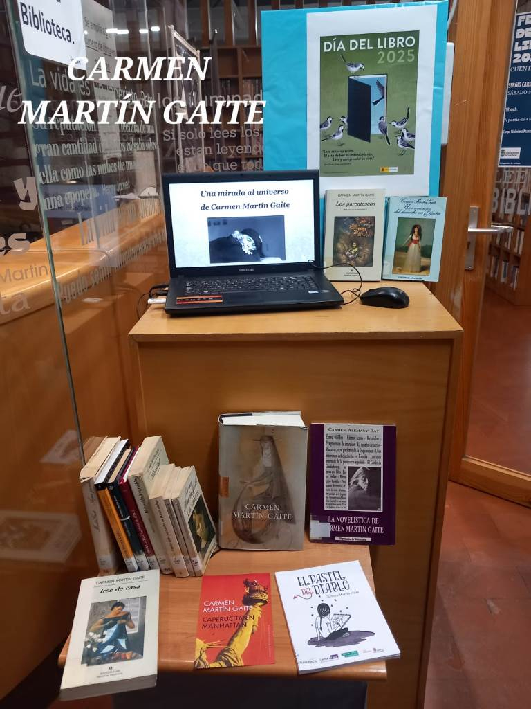 La Biblioteca Municipal celebra el Día del Libro recordando a Carmen Martín Gaite