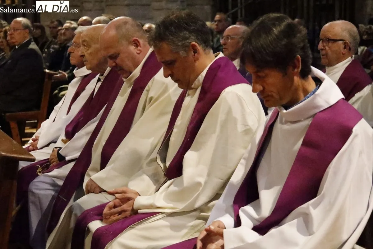 Funeral por el papa Francisco en la Catedral de Salamanca. Fotos: David Domínguez