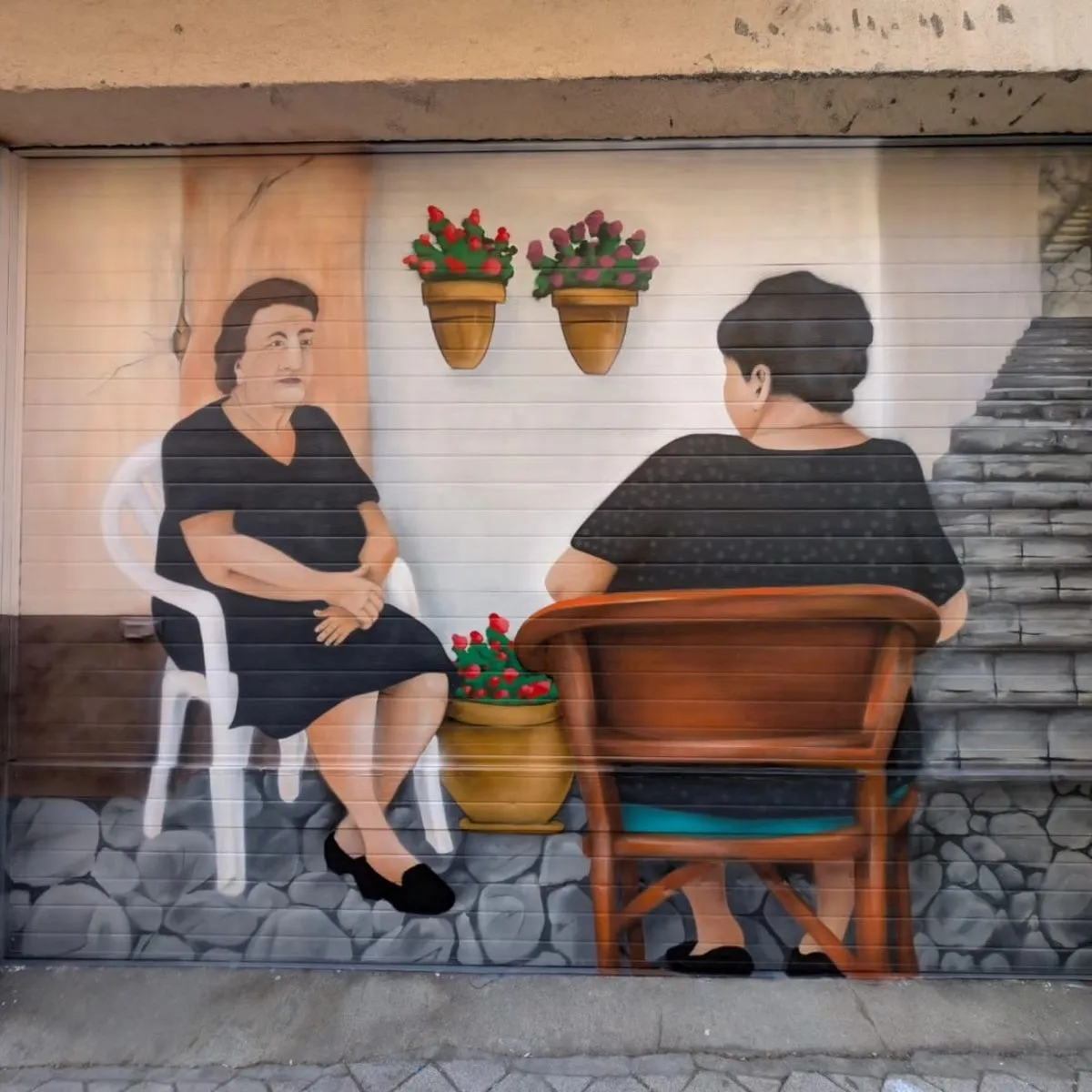 Calle Churriguera, 15, obra de @siesta_man bajo el título 