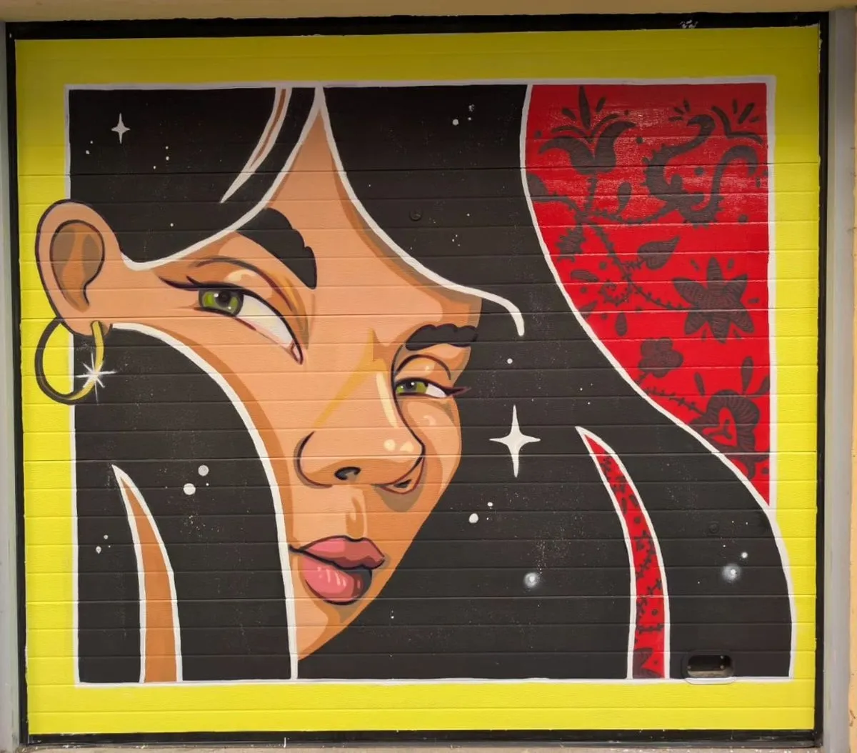 Calle El Cid, 17, obra 'Tradición que se reinventa,graffiti que deja huella' . Foto: Felipe Piñuela cedida a ZOES