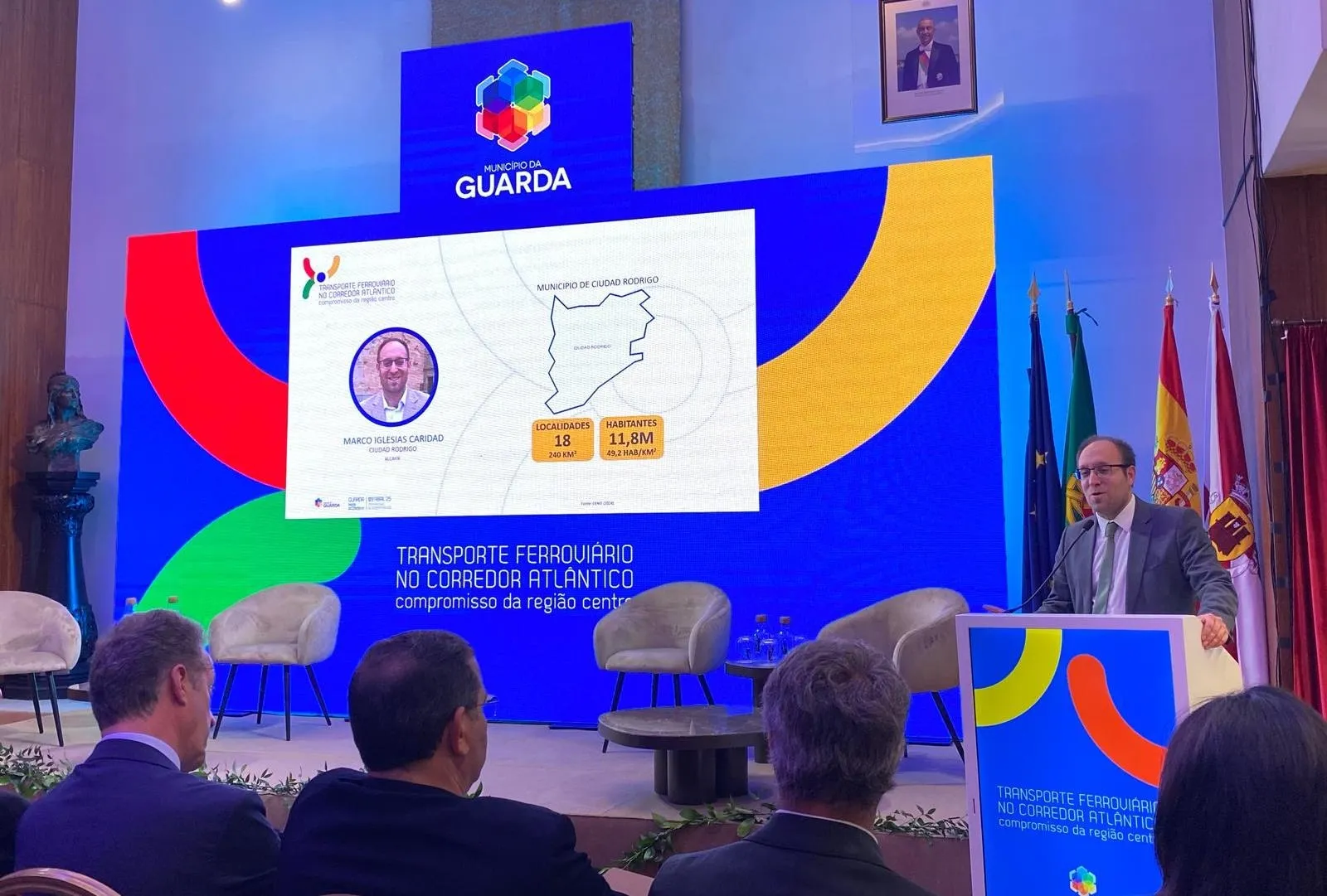 Foto 2 - Ciudad Rodrigo firma la Declaraci&oacute;n Conjunta para el Desarrollo del Transporte Ferroviario